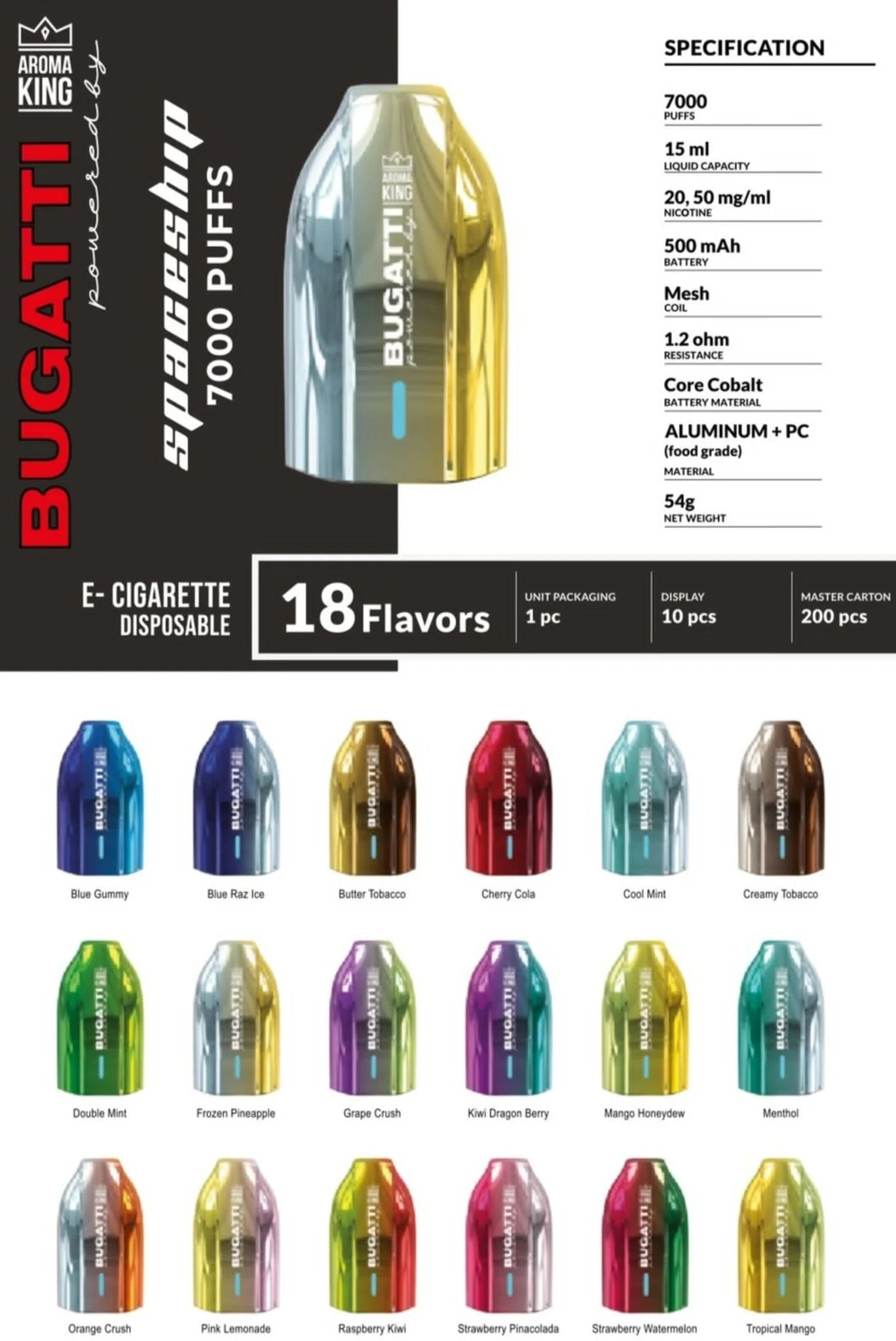 Bugatti SpaceShip VAPES